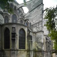 Basilique Saint-Remi de Reims - Exterior, north chevet elevation and radiating chapels