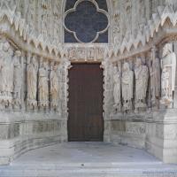 Cathédrale Notre-Dame de Reims - Exterior, western frontispiece, south portal, jamb figures