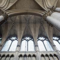 Cathédrale Notre-Dame de Reims - Interior, nave north clerestory and high vaults