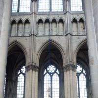Cathédrale Notre-Dame de Reims - Interior, nave north arcade and triforium