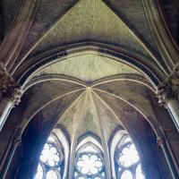 Cathédrale Notre-Dame de Reims - Interior, chevet, axial chapel and ambulatory vaults