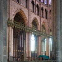 Cathédrale Notre-Dame de Reims - Interior, chevet hemicycle, north side