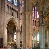 Cathédrale Notre-Dame de Reims - Interior, chevet, north side, from south chevet aisle