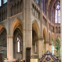 Cathédrale Notre-Dame de Reims - Interior, chevet, north side and and north transept