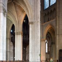 Cathédrale Notre-Dame de Reims - Interior, north transept, east side and last bay of nave
