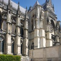 Cathédrale Notre-Dame de Reims - Exterior, south transept and nave elevation