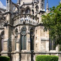Cathédrale Notre-Dame de Reims - Exterior, east chevet elevation and radiating chapel