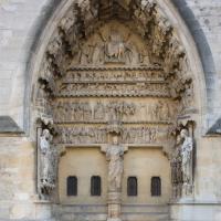 Cathédrale Notre-Dame de Reims - Exterior, north transept, left, Last Judgment portal