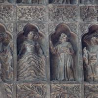 Cathédrale Notre-Dame de Reims - Interior, nave, inner western wall, sculpture 