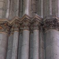 Cathédrale Notre-Dame de Reims - Interior, nave, northwest crossing pier capital