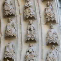 Cathédrale Notre-Dame de Reims - Exterior, north transept, central portal, archivolts