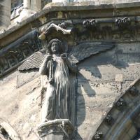 Cathédrale Notre-Dame de Reims - Exterior, chevet, radiating chapel sculpture