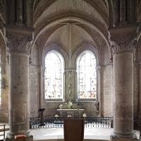 Église de Saint-Leu-d'Esserent - Interior, east chevet, ambulatory and axial chapel