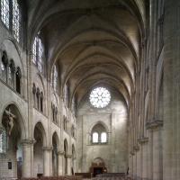 Église de Saint-Leu-d'Esserent - Interior, south nave elvation looking west