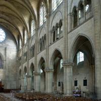 Église de Saint-Leu-d'Esserent - Interior, north nave elevation