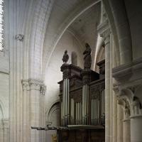 Cathédrale Notre-Dame de Senlis - Interior, nave organ loft looking southwest