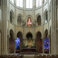 Cathédrale Notre-Dame de Senlis - Interior, chevet, hemicycle