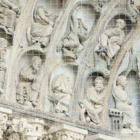 Cathédrale Notre-Dame de Senlis - Interior, western frontispiece, center portal, archivolt