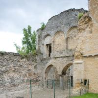 Cathédrale Notre-Dame de Senlis - Exterior, ruins of royal palace