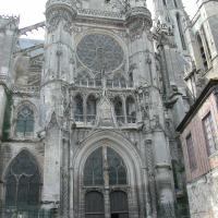 Cathédrale Notre-Dame de Senlis - Exterior, north transept façade