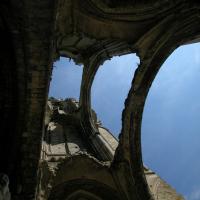 Église Saint-Jean-des-Vignes de Soissons - Interior, ruins of narthex vaults