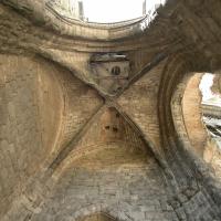 Église Saint-Jean-des-Vignes de Soissons - Interior, ruins of narthex vaults, south bay