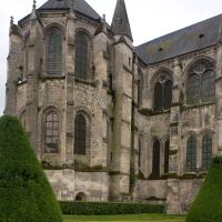 Église Saint-Léger de Soissons - Exterior, apse and north transept elevation
