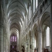 Cathédrale Saint-Gervais-Saint-Protais de Soissons - Interior, nave looking east