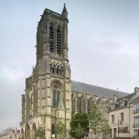 Cathédrale Saint-Gervais-Saint-Protais de Soissons - Exterior, western frontispiece, south tower