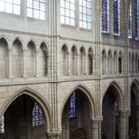 Cathédrale Saint-Gervais-Saint-Protais de Soissons - Interior, chevet, triforium level looking southeast