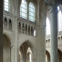 Cathédrale Saint-Gervais-Saint-Protais de Soissons - Interior, south transept, gallery level, looking northwest