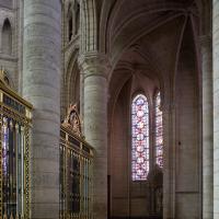 Cathédrale Saint-Gervais-Saint-Protais de Soissons - Interior, south ambulatory looking east