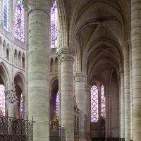 Cathédrale Saint-Gervais-Saint-Protais de Soissons - Interior, south choir aisle looking northeast