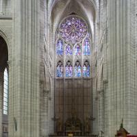 Cathédrale Saint-Gervais-Saint-Protais de Soissons - Interior, crossing space and north transept 