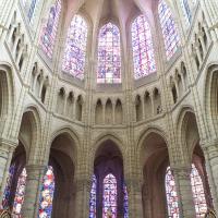 Cathédrale Saint-Gervais-Saint-Protais de Soissons - Interior, chevet, hemicycle looking up