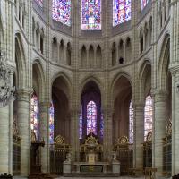Cathédrale Saint-Gervais-Saint-Protais de Soissons - InInterior, chevet, hemicycle