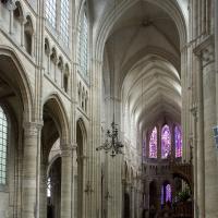 Cathédrale Saint-Gervais-Saint-Protais de Soissons - Interior, nave looking northeast