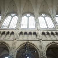 Cathédrale Saint-Gervais-Saint-Protais de Soissons - Interior, nave, upper parts, looking north