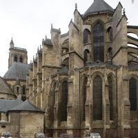 Cathédrale Saint-Gervais-Saint-Protais de Soissons - Exterior, chevet hemicycle from southeast