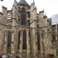 Cathédrale Saint-Gervais-Saint-Protais de Soissons - Exterior, chevet, hemicycle from northeast