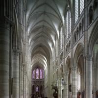 Cathédrale Saint-Gervais-Saint-Protais de Soissons - Interior, nave looking east