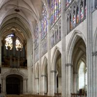 Cathédrale Saint-Pierre-Saint-Paul de Troyes - Interior, north nave elevation looking west
