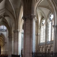 Cathédrale Saint-Pierre-Saint-Paul de Troyes - Interior, chevet, north aisle looking west