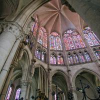 Cathédrale Saint-Pierre-Saint-Paul de Troyes - Interior, east chevet elevation from north ambulatory
