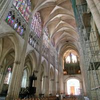 Cathédrale Saint-Pierre-Saint-Paul de Troyes - Interior, south nave elevaiton looking west