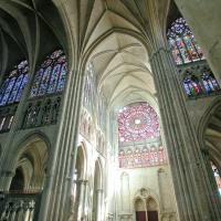 Cathédrale Saint-Pierre-Saint-Paul de Troyes - Interior, south transept elevation from crossing