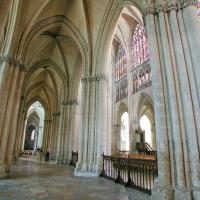 Cathédrale Saint-Pierre-Saint-Paul de Troyes - Interior, north nave aisle looking east