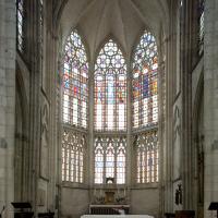 Basilique Saint-Urbain de Troyes - Interior, east chevet from crossing
