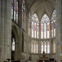 Basilique Saint-Urbain de Troyes - Interior, northeast chevet from crossing