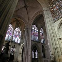Basilique Saint-Urbain de Troyes - Interior, north transept and chevet elevation